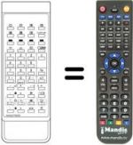 Replacement remote control 4AA4U1T0016