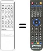 Replacement remote control 4AA4U1T0102