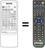 Replacement remote control 4AA4U1T0103