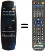 Replacement remote control 5000