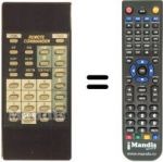 Replacement remote control SR 960 ST-P