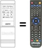 Replacement remote control 613.071.1410