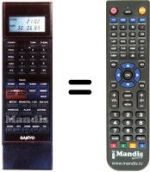 Replacement remote control 143.9.4100.68920