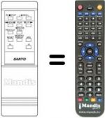 Replacement remote control 613.077.4385