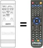 Replacement remote control 613.079.2624