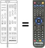 Replacement remote control 660.01.0191