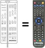 Replacement remote control 660.01.0193