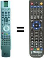 Replacement remote control LG RZ-37LZ31