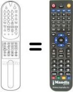 Replacement remote control LG CB 29H40