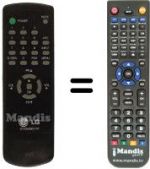 Replacement remote control 6710V00017M