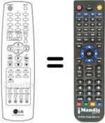 Replacement remote control LG 32 FZ 10PX