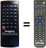 Replacement remote control 7200