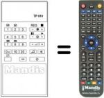 Replacement remote control TP 610