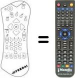 Replacement remote control 77-000003-001