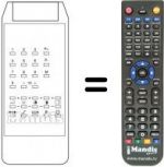 Replacement remote control 7858