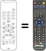 Replacement remote control Sinudyne 29D7 A