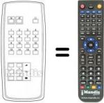 Replacement remote control 8668812232