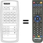 Replacement remote control 8668812231