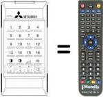 Replacement remote control 939P-03607