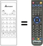 Replacement remote control 939P-05501