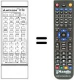 Replacement remote control 939P-212010