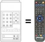 Replacement remote control 96270 H
