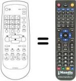 Replacement remote control 97P1R2CPA1