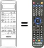 Replacement remote control A07902