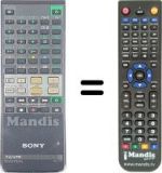 Replacement remote control Sony KV-211 XMTU