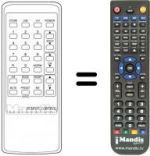 Replacement remote control SAT 4003