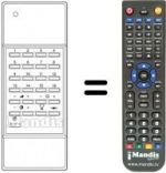 Replacement remote control 98732 A