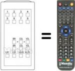 Replacement remote control A508230
