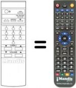 Replacement remote control 596618-6