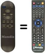 Replacement remote control LG AC-110 P