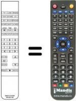 Replacement remote control Bang Olufsen LX 6000