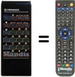 Replacement remote control Pioneer DECODER BR-82 B (CABLE TV)