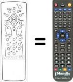 Replacement remote control MB 100