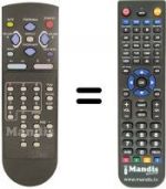 Replacement remote control LG CB 21T40 X