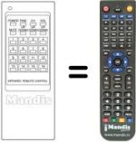 Replacement remote control HS 147703