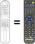 Replacement remote control 105-212D