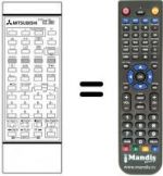 Replacement remote control CT 2355