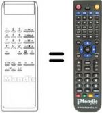 Replacement remote control ME 3