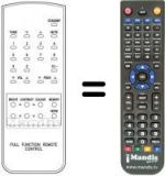 Replacement remote control CT 7