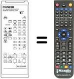 Replacement remote control CU-SD 043