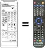 Replacement remote control CU-SD 058