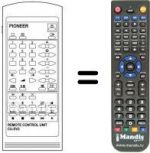 Replacement remote control Pioneer SV 2803