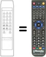 Replacement remote control Daewoo DCS 1437