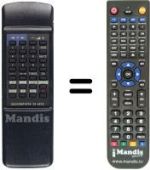 Replacement remote control DIGICOMPUTER 28 KEYS