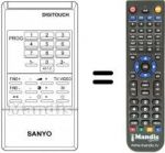 Replacement remote control DIGITOUCH