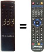Replacement remote control DSR 100